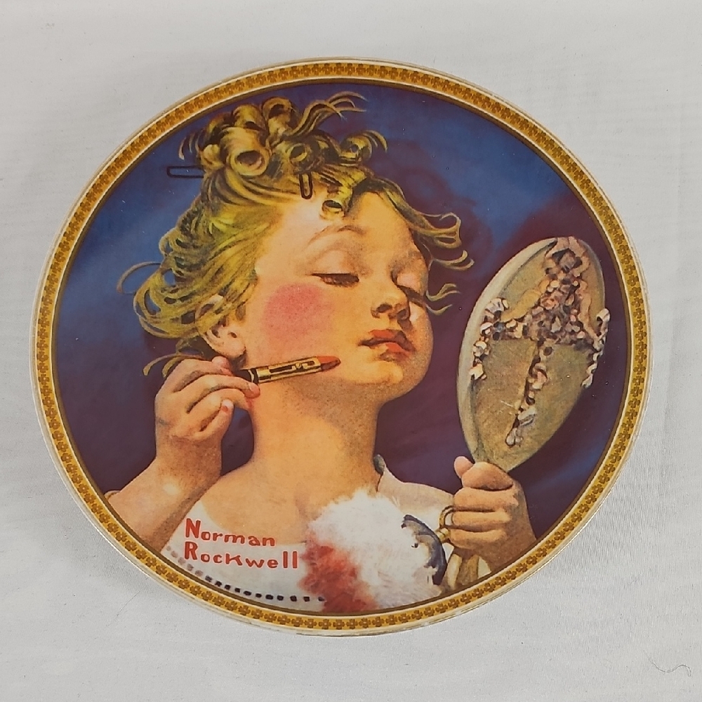 Norman Rockwell 8.5" Plate